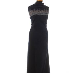 Teplejší žakárový úplet modrá/starorůžová