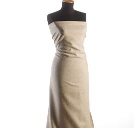 Vlněná látka kostýmová tvíd pastel béžová