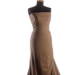 Kostýmová látka Esterházy hnědobéžová