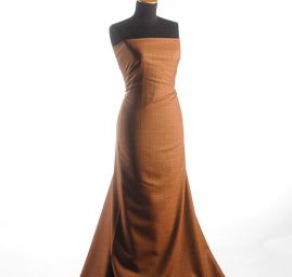 Vlněná kostýmovka vzor Esterházy hnědoskořicová