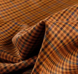 Vlněná kostýmovka vzor Esterházy hnědoskořicová