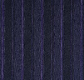 Kostýmová látka proužek černofialová