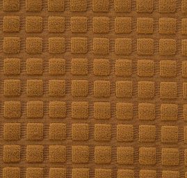 Pletenina plastický vzor kostek camel hnědá