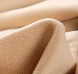 Flauš směs vlna/kašmír béžová