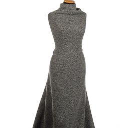 Vlněná látka na kabát imitace ručně tkaných látek