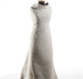 Kostýmová vlněná látka bukle Art Fabrics