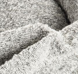 Kostýmová vlněná látka bukle Art Fabrics