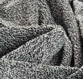 Kostýmová vlněná látka bukle Art Fabrics