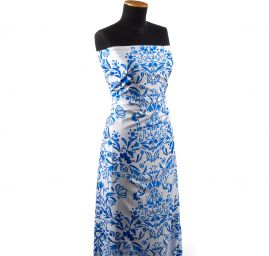 Žoržetová pletenina design MarLen  tisk folklor