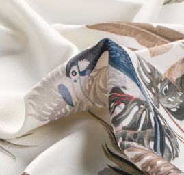 Žoržetová pletenina design MarLen tisk exotic