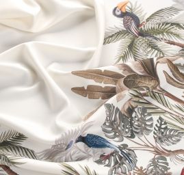 Žoržetová pletenina design MarLen tisk exotic