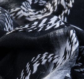 Efektní látka geometrický vzor