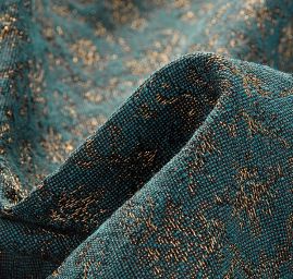 Replika historické látky Art Fabrics Rozálie tyrkysová