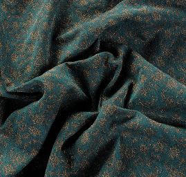 Replika historické látky Art Fabrics Rozálie tyrkysová