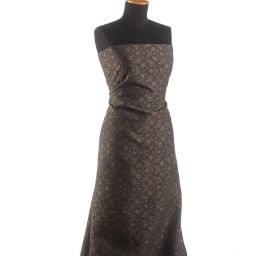 Replika historické látky Art Fabrics Rozálie čokoládová