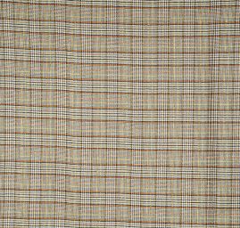 Střižní vlna vzor pepito/kostka olivověhnědá