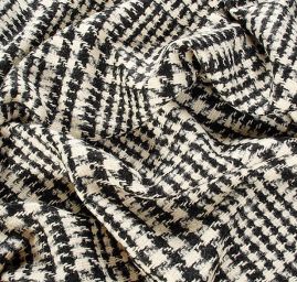 Imitace ručně tkané látky střižní vlna vzor Esterházy