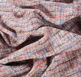 Exkluzivní kostýmová látka starorůžová