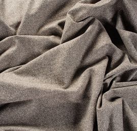 Vlněná látka tvíd kostýmovka tmavě hnědá II.jakost