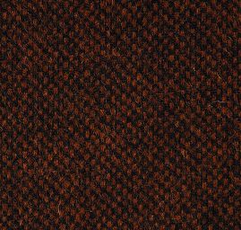 Vlněná látka tvíd kostýmová tm.hnědá černá