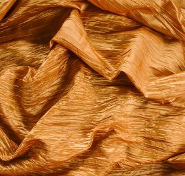 Taft kreš plastický šanžán zlatobéžový