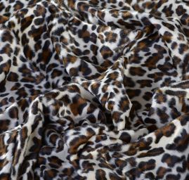 Metráž - imitace zvířecí srsti, jaguár 