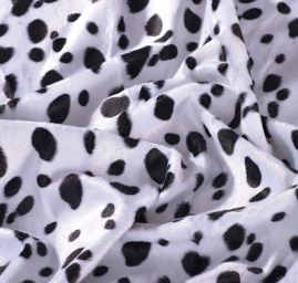 Metráž - imitace zvířecí srsti - dalmatin