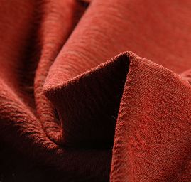 Riflovina pružná kreš červenohnědá oboustranná