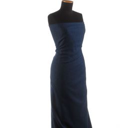 Vlněná látka tvíd kostýmovka modré barvy