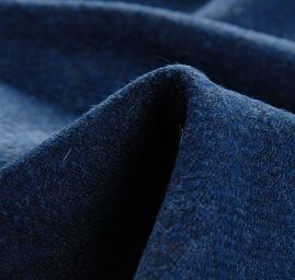 Vlněná látka tvíd kostýmovka modré barvy