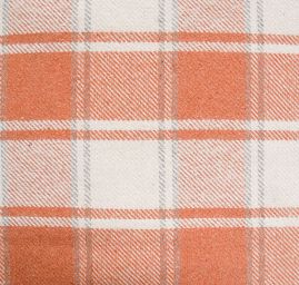 Flanel vzor káro kostka světle hnědá