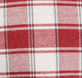 Flanel vzor káro kostka vínová