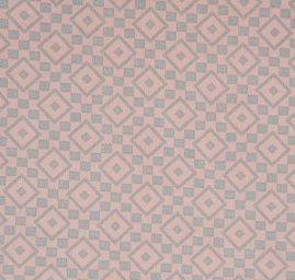 Krepdešín imitace hedvábí geometrický vzor