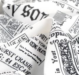 Úplet středně silný Punto tisk noviny