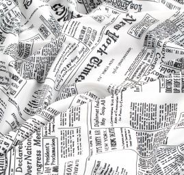 Úplet středně silný Punto tisk noviny