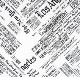 Úplet středně silný Punto tisk noviny