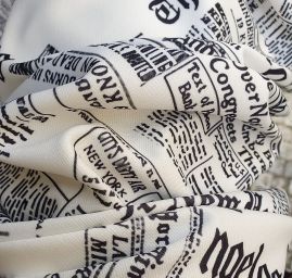 Úplet středně silný Punto tisk noviny