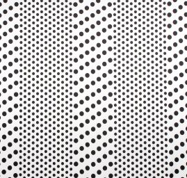 Úplet středně silný Punto tisk puntíky černobílé