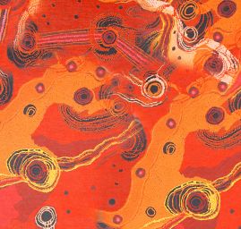 Úplet středně silný Punto tisk abstrakt