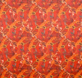 Úplet středně silný Punto tisk abstrakt