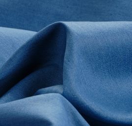 Riflovina pružná světle modré barvy