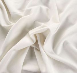 Flauš vlna směs lomená bílý