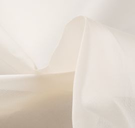 Organza silk smetanová