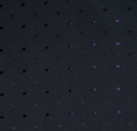 Podšívka žakárová kostky tmavě modrá