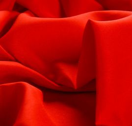 Podšívka polyester PONGE matná červená