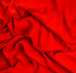 Podšívka polyester PONGE matná červená