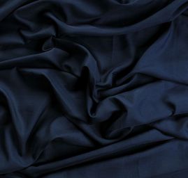 Podšívka polyester PONGE matná tmavě modrá