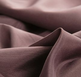 Podšívka polyester PONGE matná hnědá