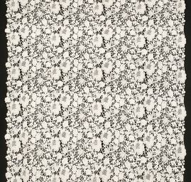 Krajka hrubší plastický vzor smetanová