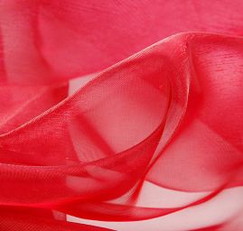 Organza jednobarevná vínová